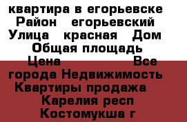 квартира в егорьевске › Район ­ егорьевский › Улица ­ красная › Дом ­ 47 › Общая площадь ­ 52 › Цена ­ 1 750 000 - Все города Недвижимость » Квартиры продажа   . Карелия респ.,Костомукша г.